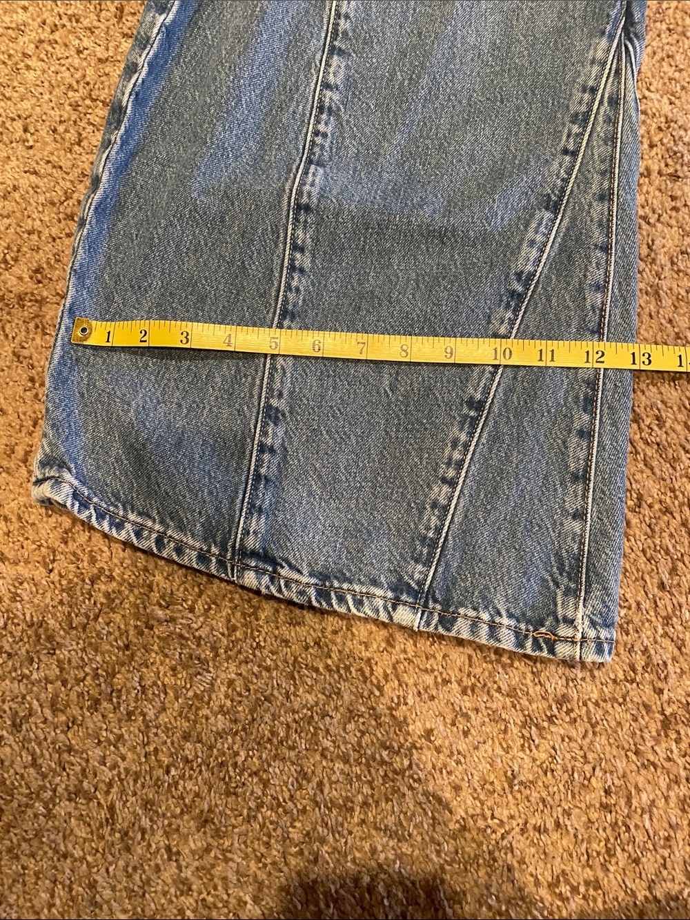 We the Free People 
Eden Slouchy Wide Leg Jeans size 26 - Picture 5 of 7